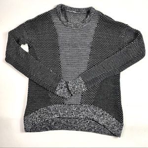 Lululemon Athletica High Low black and white sweater